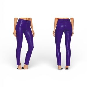 L'AGENCE Jyothi Split Ankle- Dewberry Coated